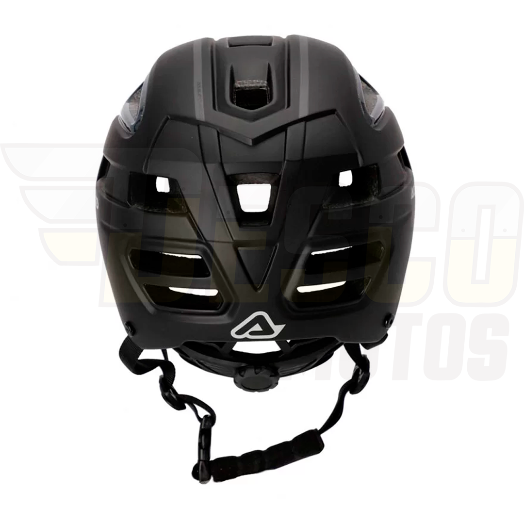 CASCO MTB DOUBLEP NEGRO GRIS DESCOMOTOS